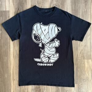 Vintage Peanuts Snoopy Halloween T-Shirt Men's Size M Mummy Carrowinds